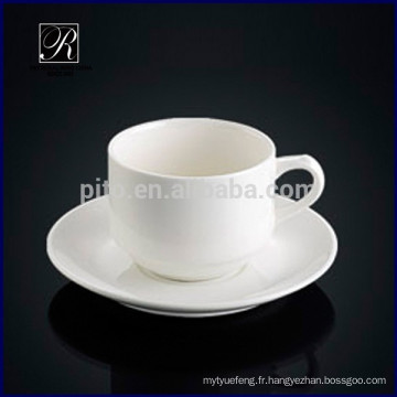 Tasse à café en porcelaine et soucoupe meilleur style pour cafétéria restaurant utilisation de l&#39;hôtel